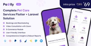 Pawlly – Multivendor Pet Care Business Software in Flutter + Laravel with ChatGPT