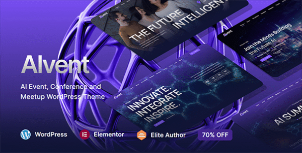 Aivent – AI Event, Conference and Meetup WordPress Theme