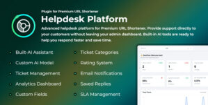 Helpdesk Platform – Plugin for Premium URL Shortener