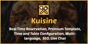 Kuisine – Restaurant Table Booking Menu Management