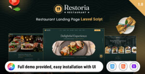 Restoria – Luxury Restaurant Laravel Website