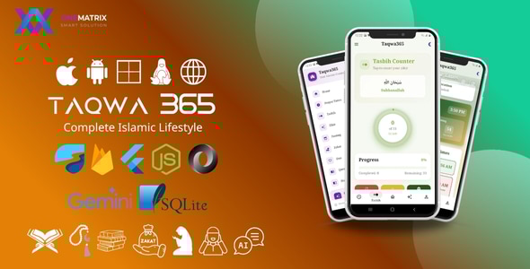 Taqwa 365 easy to use Islamic App with beutifull UI. || Gemmini AI || Android Apple