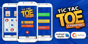 Tic Tac Toe Challenge – Puzzle Game Android Studio Project with AdMob Ads + Ready to Publish