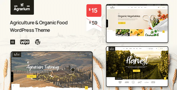 Agrarium | Agriculture Organic Farm WordPress Theme