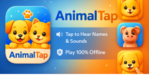 AnimalTap – Kids Animal Sounds Learning Android App