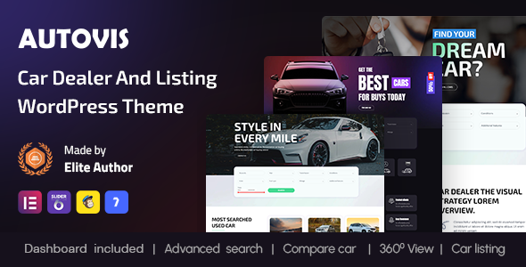 Autovis – Car Dealer Listing WordPress Theme