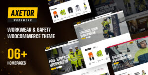 Axetor – Workwear Safety WooCommerce Theme