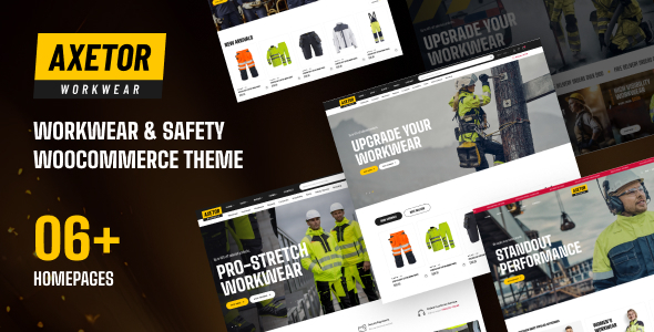 Axetor – Workwear Safety WooCommerce Theme