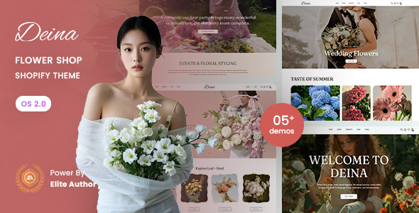 Deina – Flower Shop Shopify 2.0 Theme