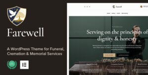 Farewell – Funeral Memorial Services WordPress Theme