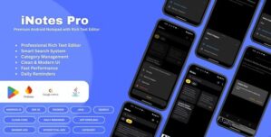 iNotes Pro – Premium Native Android Notepad App with AdMob Ads Firebase Remote Config