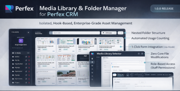 Media Library File Manager for Perfex CRM