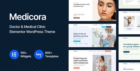 Medicora – Doctor Medical Clinic Elementor WordPress Theme