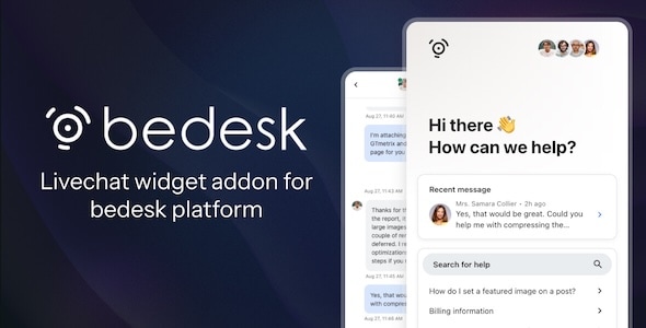 Livechat addon for BeDesk support platform