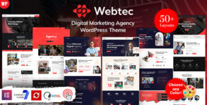 Webtec – Digital Marketing Agency WordPress