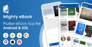 Mighty eBook – Flutter Book Reader App with php backend