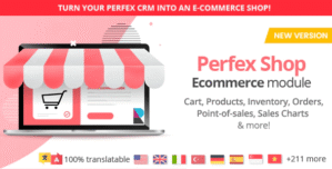Perfex Shop – eCommerce, POS Inventory Management Module for Products Services