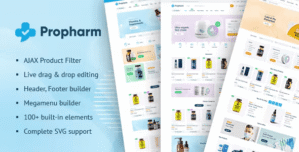 Propharm – Pharmacy Medical WordPress WooCommerce Theme