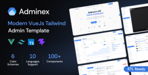 Adminex – Vue Tailwind CSS Admin Dashboard Template