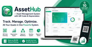 AssetHub – Laravel Asset Management System with QR Code Depreciation