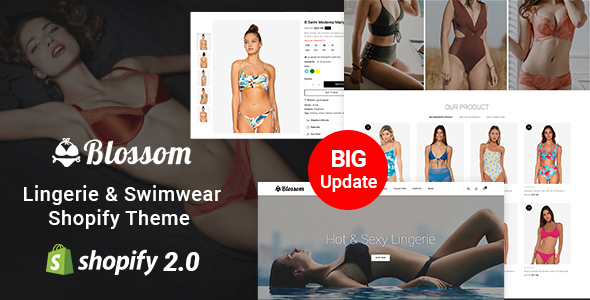 Blossom – Lingerie Bikini Store Shopify 2.0 Responsive Theme
