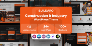 Buildaro – Construction Industry WordPress Theme