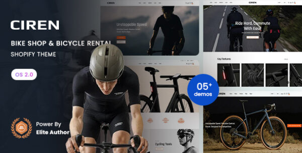 Ciren – Bike Shop Bicycle Rental Shopify 2.0 Theme