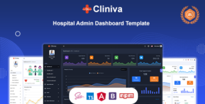 Cliniva Hospital – AI-Powered Angular 21+ Medical Admin Dashboard Template For Doctors Clinics