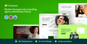 Consora – Business Finance Consulting WordPress Theme