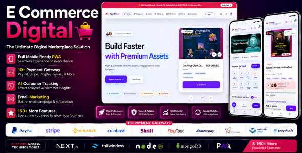 Digital Product Marketplace | Next.js Store, SMM Panel, PWA, POS, Wallet Marketing Automation – JS
