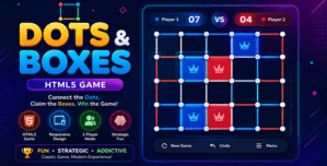 Dots Boxes | HTML5 Strategy Puzzle Game