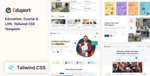 Eduport – LMS, Education and Course Tailwind CSS 4 Template