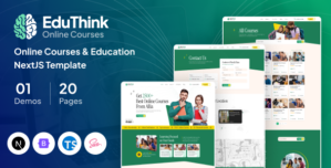 EduThink | Online Courses Education NextJS Template