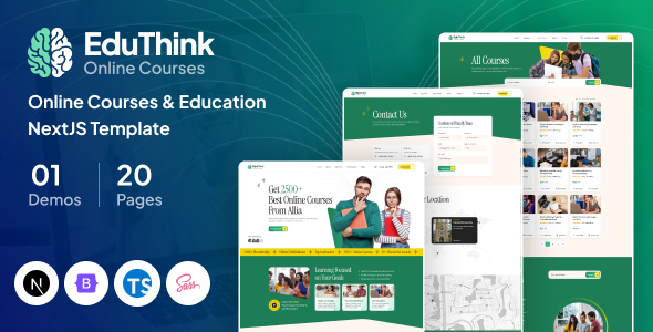EduThink | Online Courses Education NextJS Template