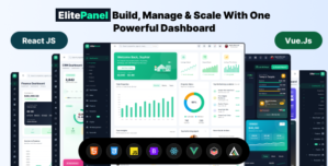 ElitePanel – Vuejs, React, Bootstrap 5 HTML Premium Multipurpose Admin Dashboard Template