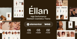 Ellan – Beauty Skincare WordPress WooCommerce Theme