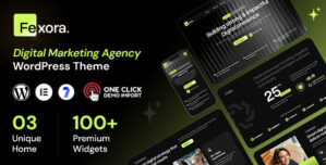 Fexora – Digital Marketing Agency WordPress Theme