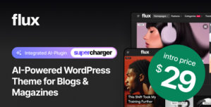 Flux – AI-Powered Blog Magazine WordPress Theme