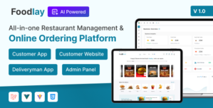 Foodlay | Restaurant Management System With Mobile App