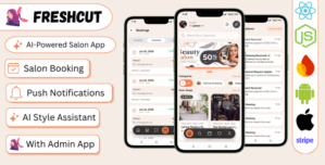FreshCut | AI-Powered Salon Booking React Native App