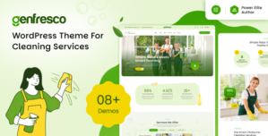 Genfresco – Cleaning Services WordPress Theme