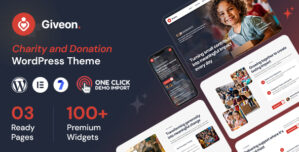 Giveon – Nonprofit, NGO Charity WordPress Theme