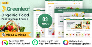 Greenleaf – Organic Food Store Prestashop Responsive Theme