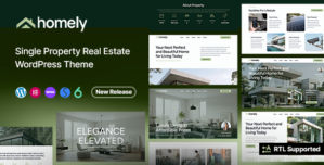 Homely – Single Property and Apartment WordPress Theme