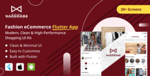 Infinity Wardrobe – eCommerce Flutter App UI Kit