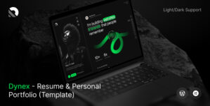 Isak – Resume Personal Portfolio WordPress Theme