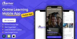 Learner | Flutter Learning App UI Kit