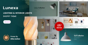 Lunexa – Lighting Interior Lights Shopify 2.0 Theme