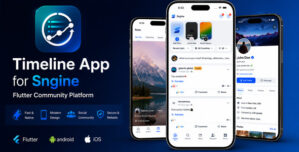 Mobile Flutter Social Timeline Applications – For Sngine Social PHP Script