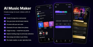 Muzicon | Flutter App AI Song and Video Generator
